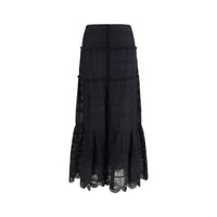 Isabel Marant Étoile Black Viscose Long Skirt