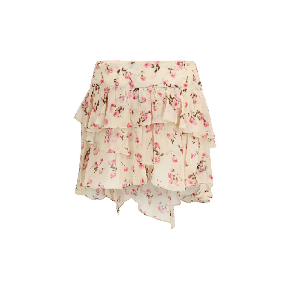 Isabel Marant Étoile Beige Viscose Mini Skirt