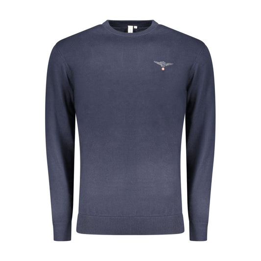 Maglione da uomo in cotone blu Accademia Militare