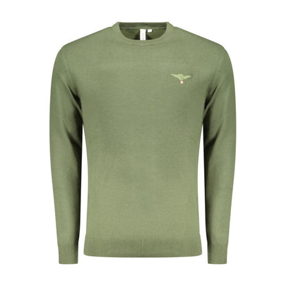 Maglione da Uomo in Cotone Verde Accademia Militare