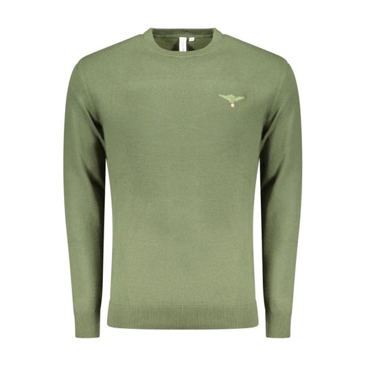 Maglione da Uomo in Cotone Verde Accademia Militare