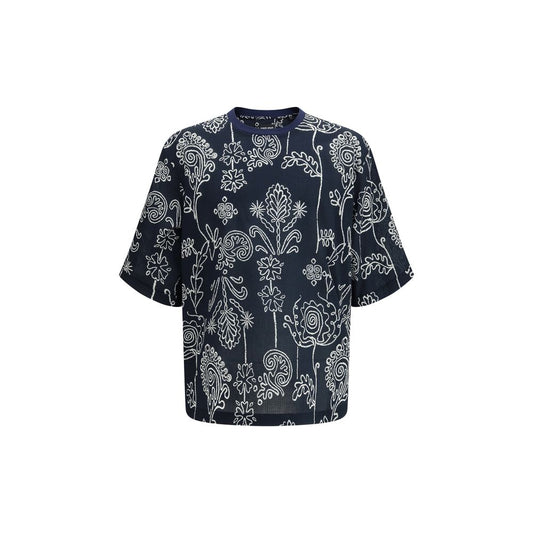 T-shirt en coton multicolore Giorgio Armani