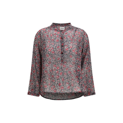 Isabel Marant Étoile Purple Cotton Pattern Shirt