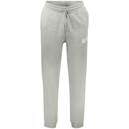 Pantaloni della tuta da uomo Converse in cotone grigio