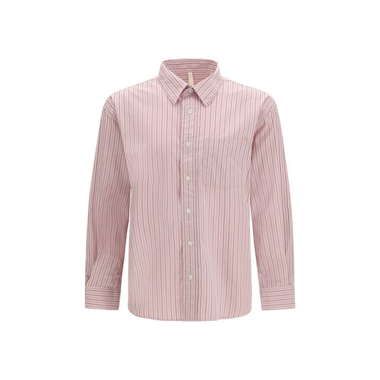 Camicia di cotone fantasia girasole multicolore