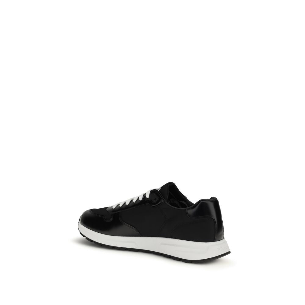 Sneakers sportive Prada in poliammide riciclata nera