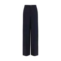Gucci Blue Viscose Casual Pants