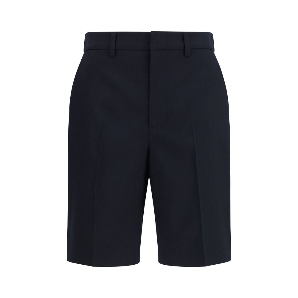 Gucci svarta bomullsbermudsshorts