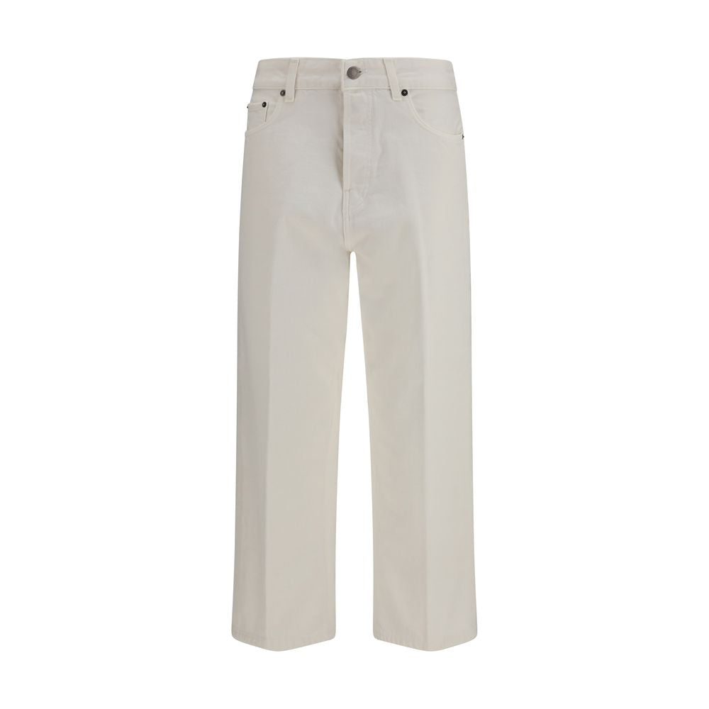 Jean décontracté en coton blanc Haikure
