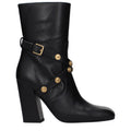 Stivaletti Versace in pelle nera