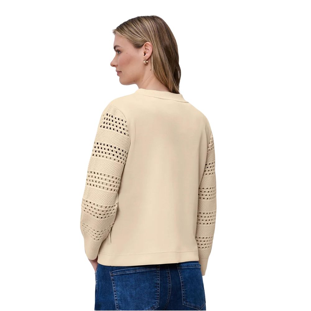 Sweat-shirt Street One en modal beige