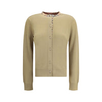 Burberry Brown Wool Oves Aries Cardigan