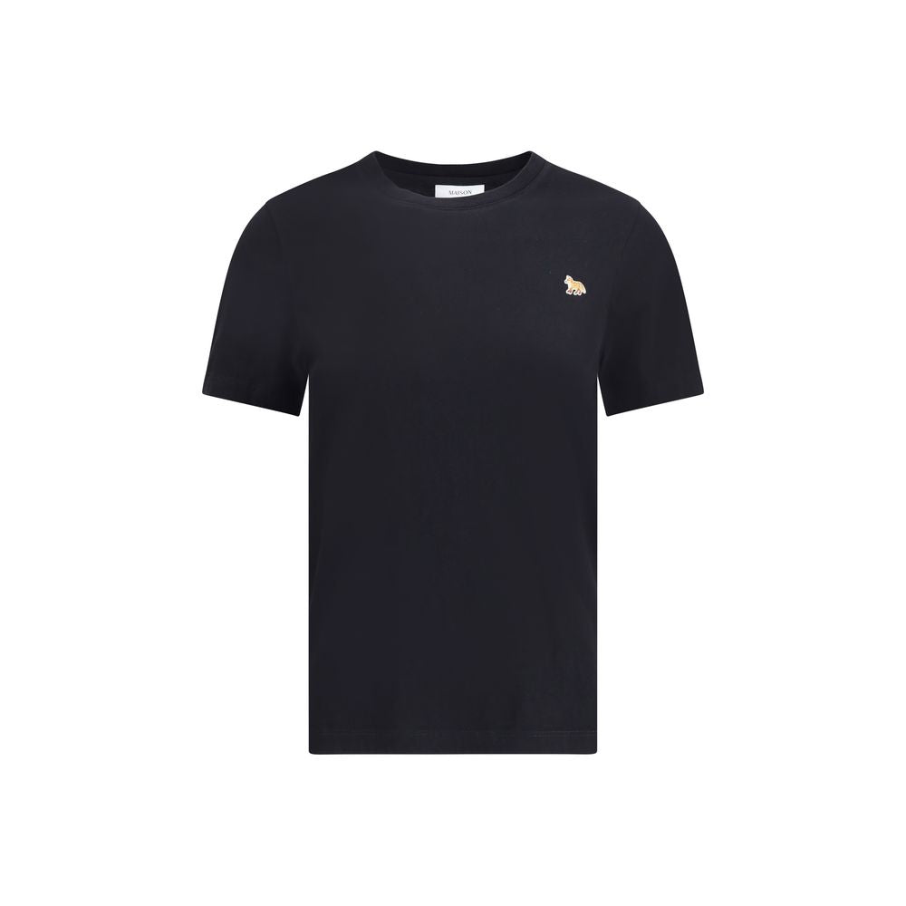 T-shirt en coton noir Maison Kitsuné