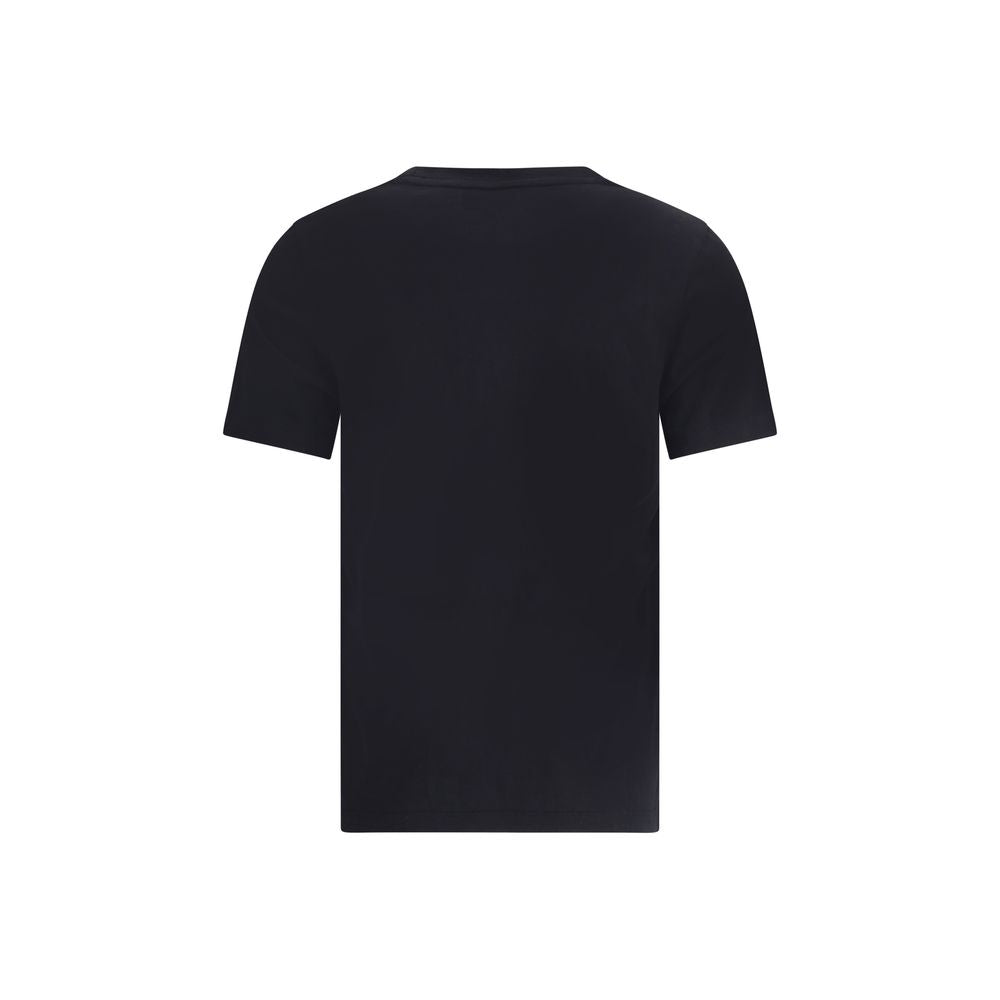 T-shirt en coton noir Maison Kitsuné