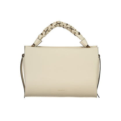 Coccinelle Bianco Leather Women Handbag