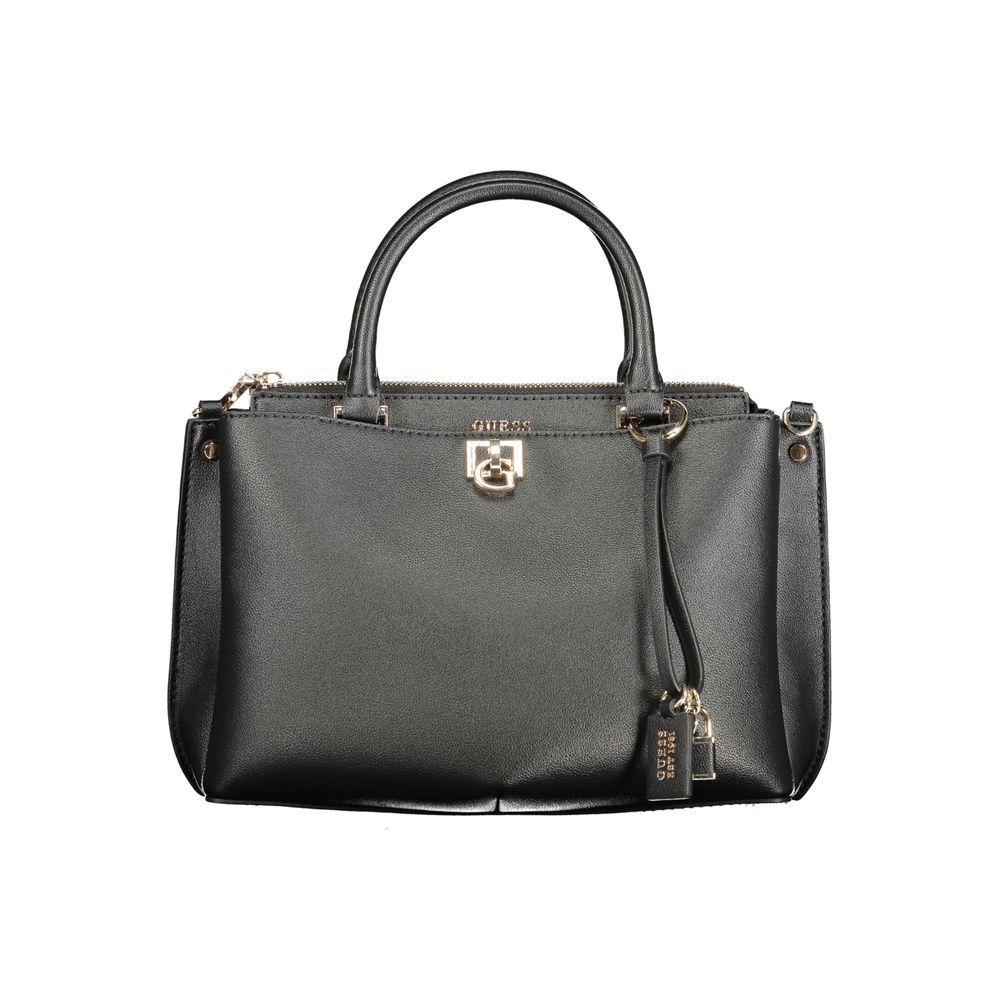 Borsa a mano Guess da donna in poliuretano nero