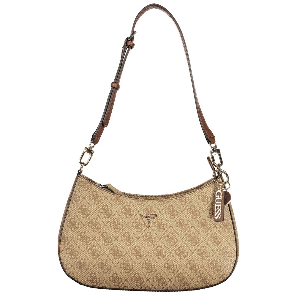 Borsa da donna Guess Jeans in poliuretano beige