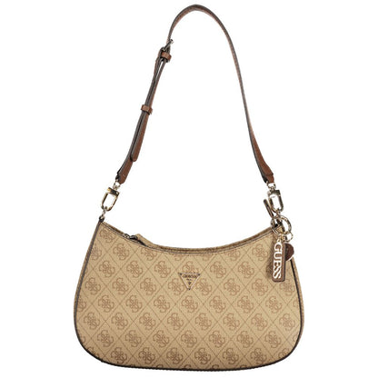 Borsa da donna Guess Jeans in poliuretano beige