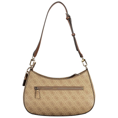 Borsa da donna Guess Jeans in poliuretano beige