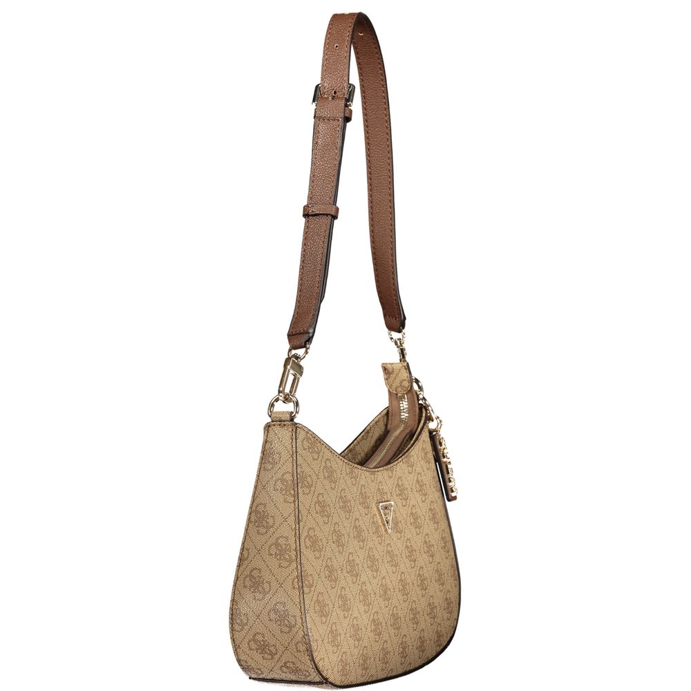 Borsa da donna Guess Jeans in poliuretano beige