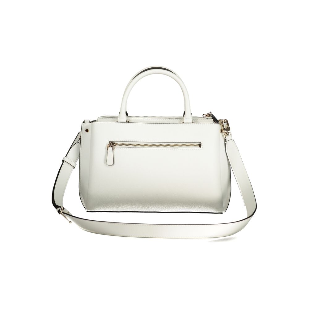 Sac à main Guess en polyuréthane blanc pour femme