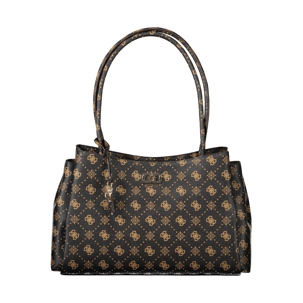 Guess Jeans Borsa da Donna Marrone in Poliuretano