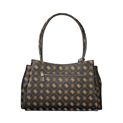 Guess Jeans Marrone Polyurethane Women Handbag