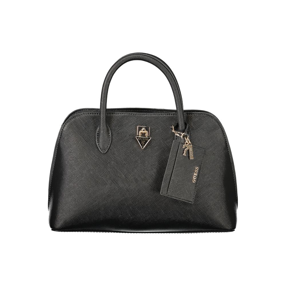 Sac à main Guess en polyuréthane noir pour femme