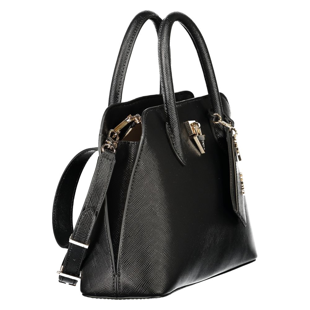 Sac à main Guess en polyuréthane noir pour femme