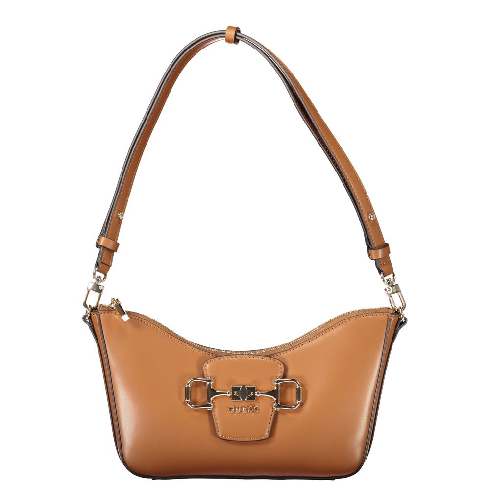 Sac à main Guess en polyuréthane marron pour femme