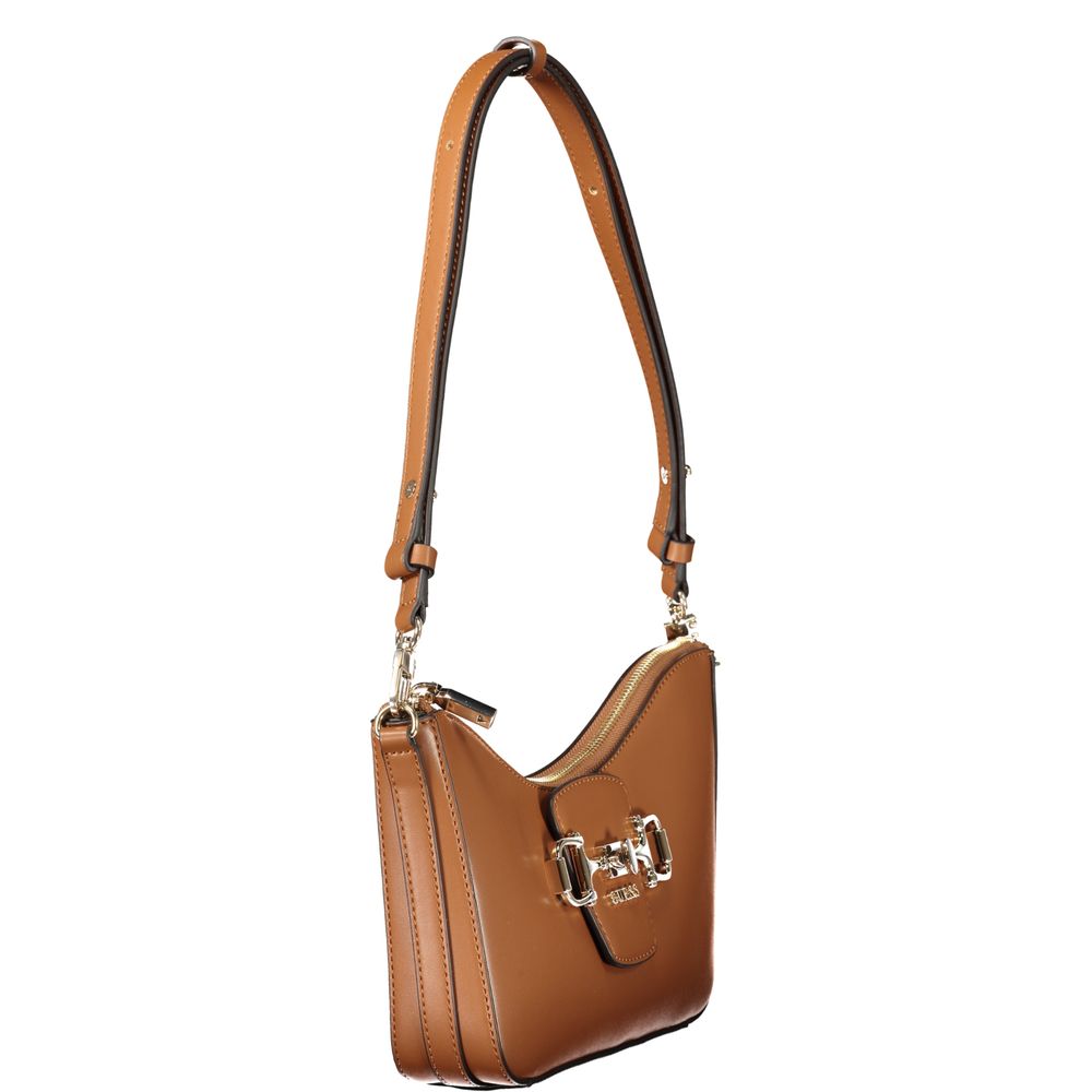 Sac à main Guess en polyuréthane marron pour femme