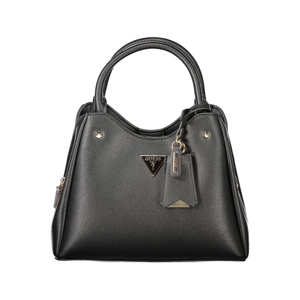 Sac à main Guess en polyuréthane noir pour femme
