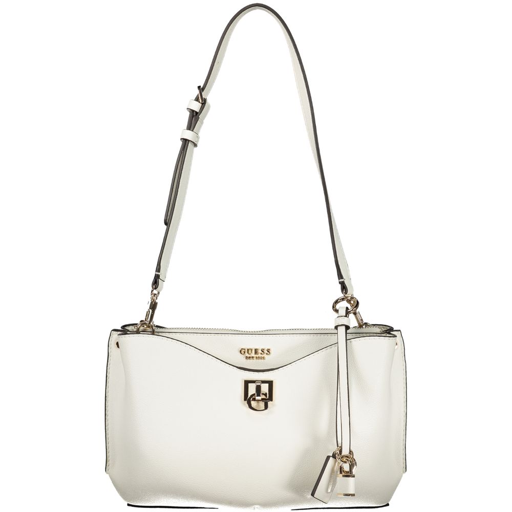 Sac pour Femme en Polyuréthane Blanc Guess Jeans