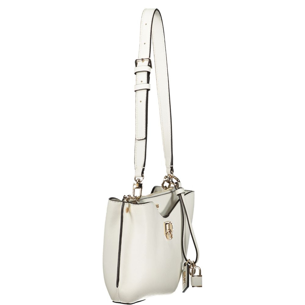 Sac pour Femme en Polyuréthane Blanc Guess Jeans