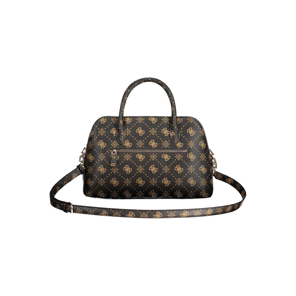 Sac à main femme en polyuréthane marron Guess Jeans