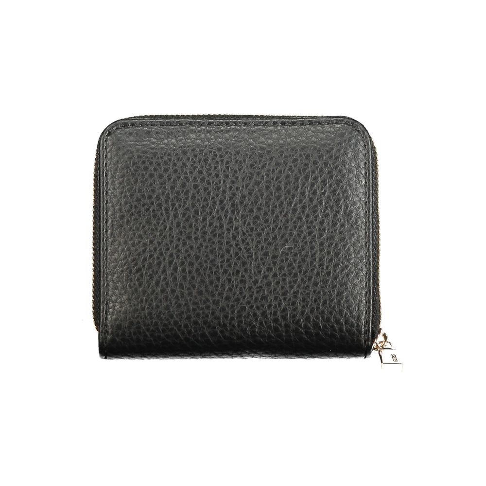 Portefeuille femme Guess Jeans en polyuréthane noir
