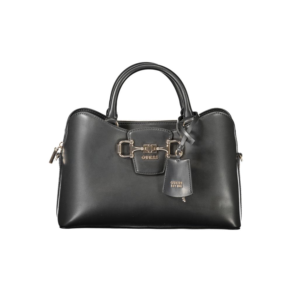 Sac à main Guess en polyuréthane noir pour femme