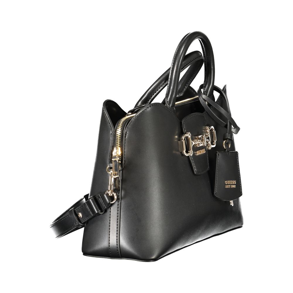 Sac à main Guess en polyuréthane noir pour femme