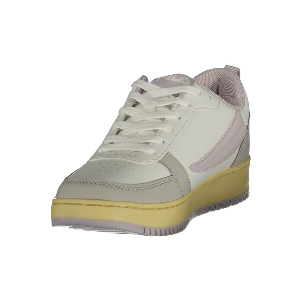 Baskets en polyuréthane blanches Fila pour femme