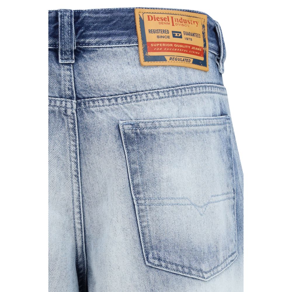 Jean bootcut en coton bleu Diesel