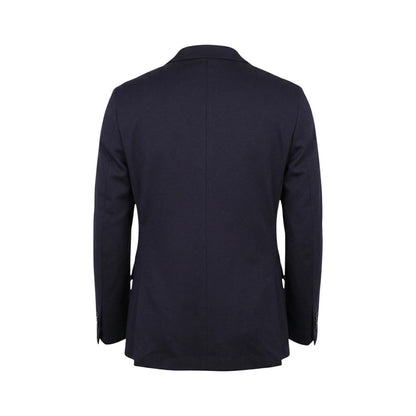 Mulish Blue Cotton Two-Piece Suit