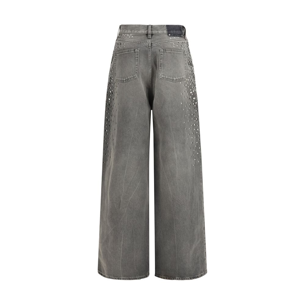 Golden Goose Jean en Coton Gris Denim