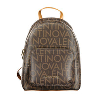Mario Valentino Brown Polyurethane Womens Backpack