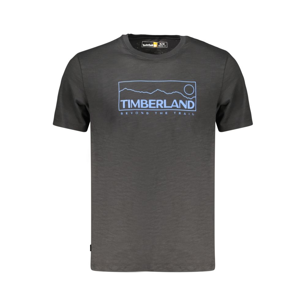 T-shirt da uomo Timberland in cotone nero