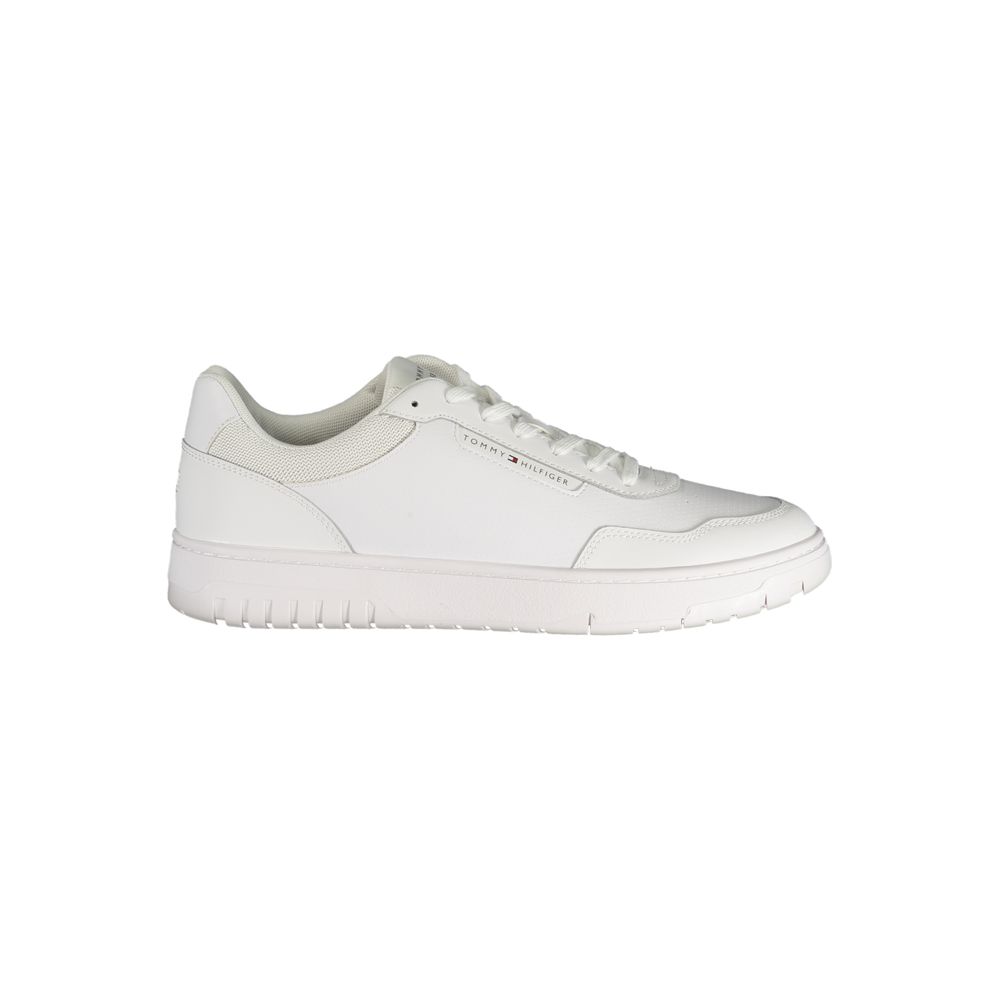 Sneaker da uomo Tommy Hilfiger in poliuretano bianco
