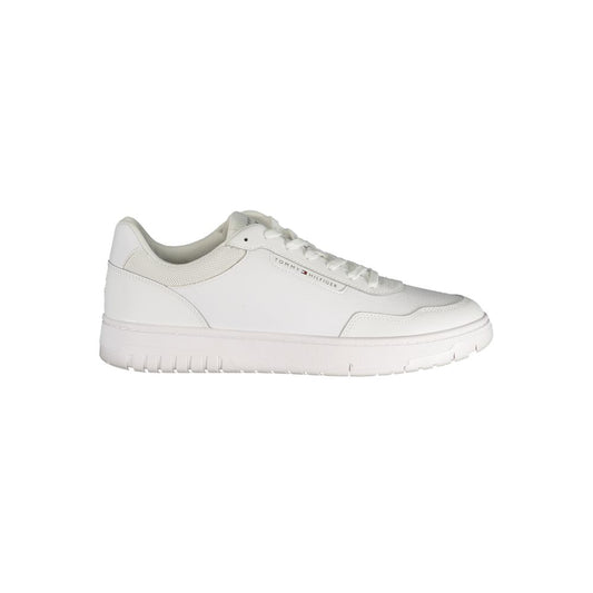 Baskets homme Tommy Hilfiger en polyuréthane blanc