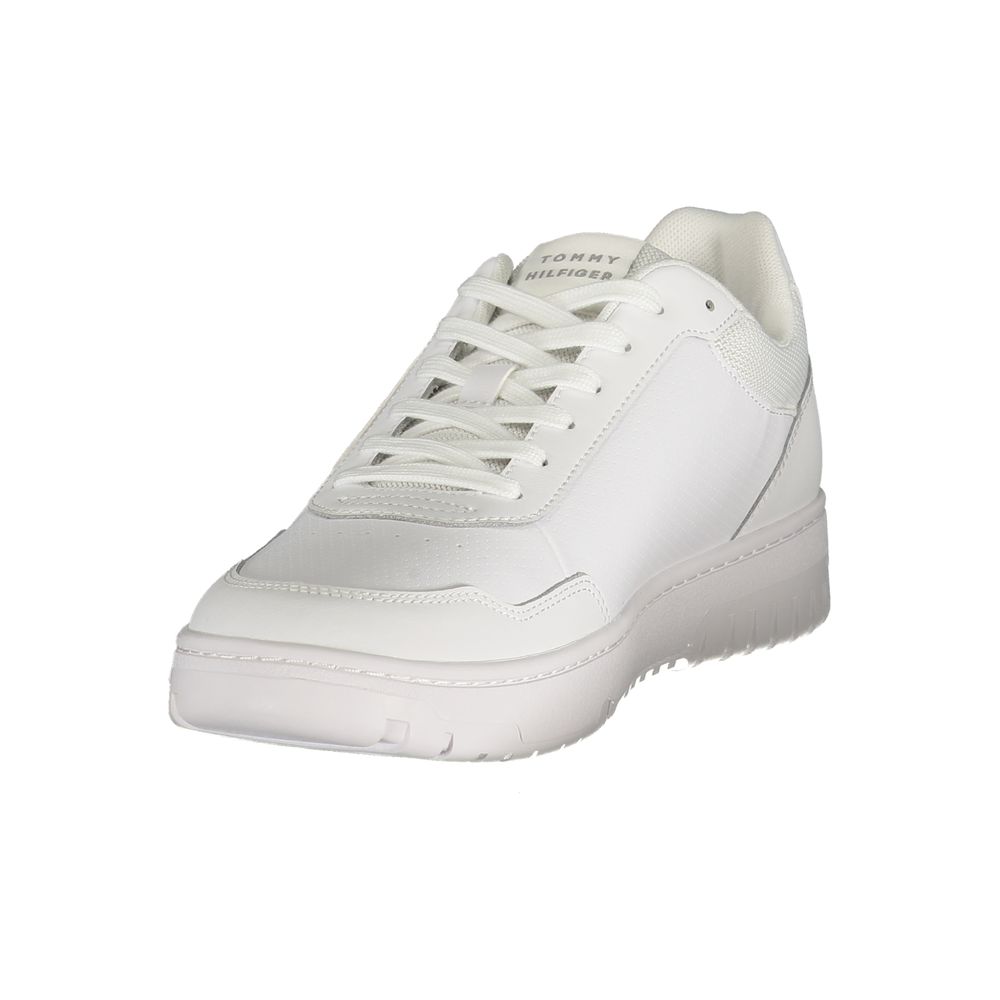 Sneaker da uomo Tommy Hilfiger in poliuretano bianco