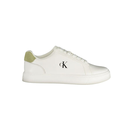 Baskets basses Calvin Klein en polyuréthane blanc pour homme
