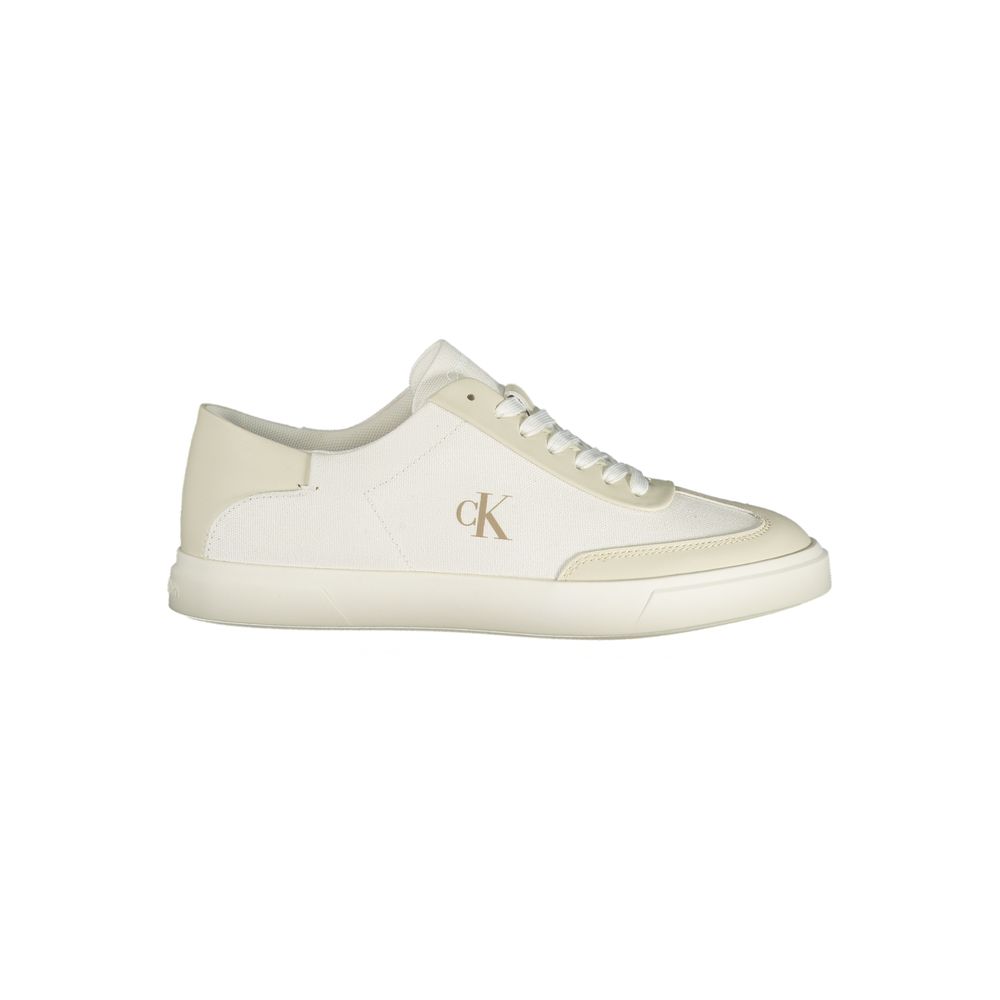 Baskets femme Calvin Klein Bianco en polyester