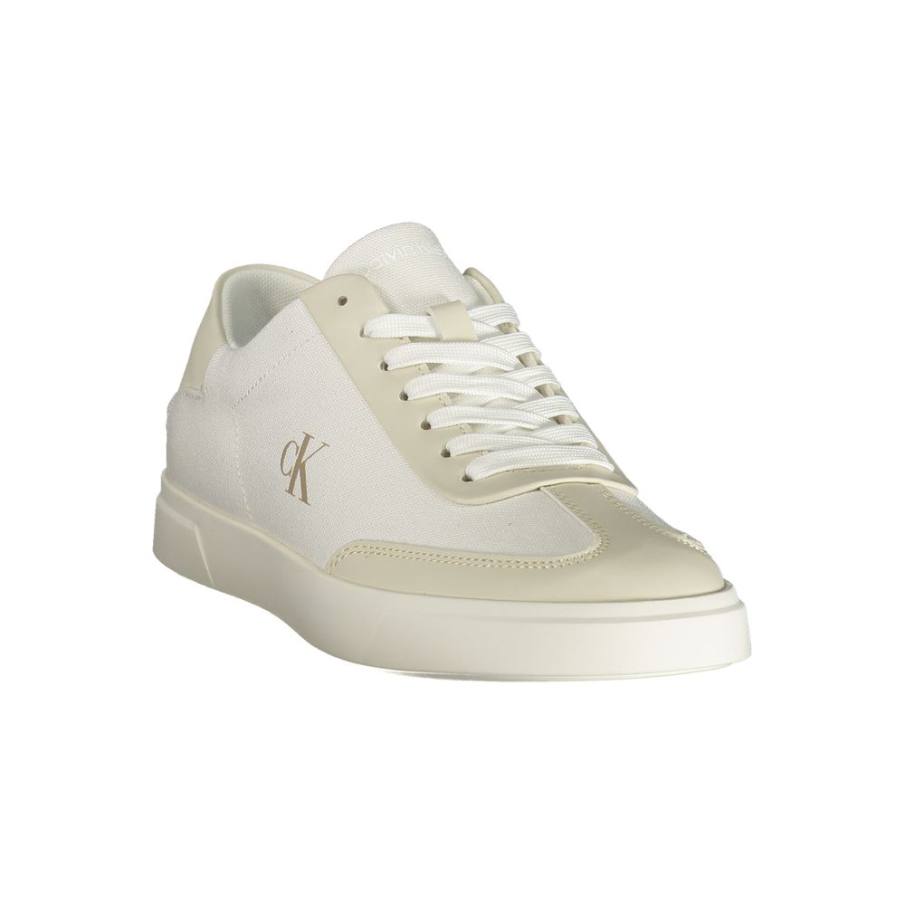 Baskets femme Calvin Klein Bianco en polyester